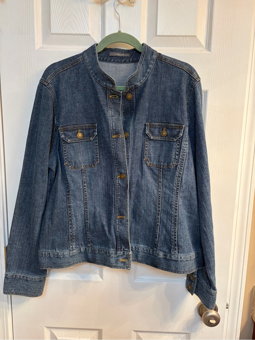 Vintage Liz Claiborne Women’s denim Button-Front Jacket - Blue